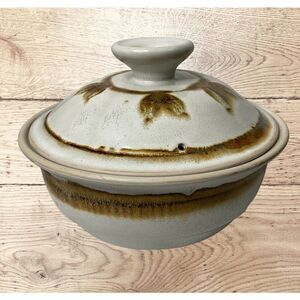 Stone Soldier Pottery Yunnan Chinese Clay Pot Steamer Handmade Vintage Boho Home